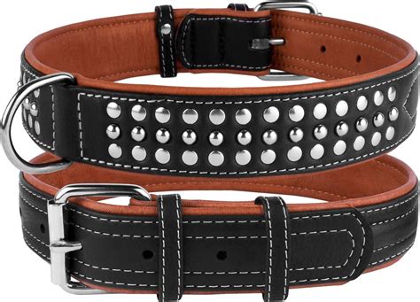 Black Leather Pet Collar 